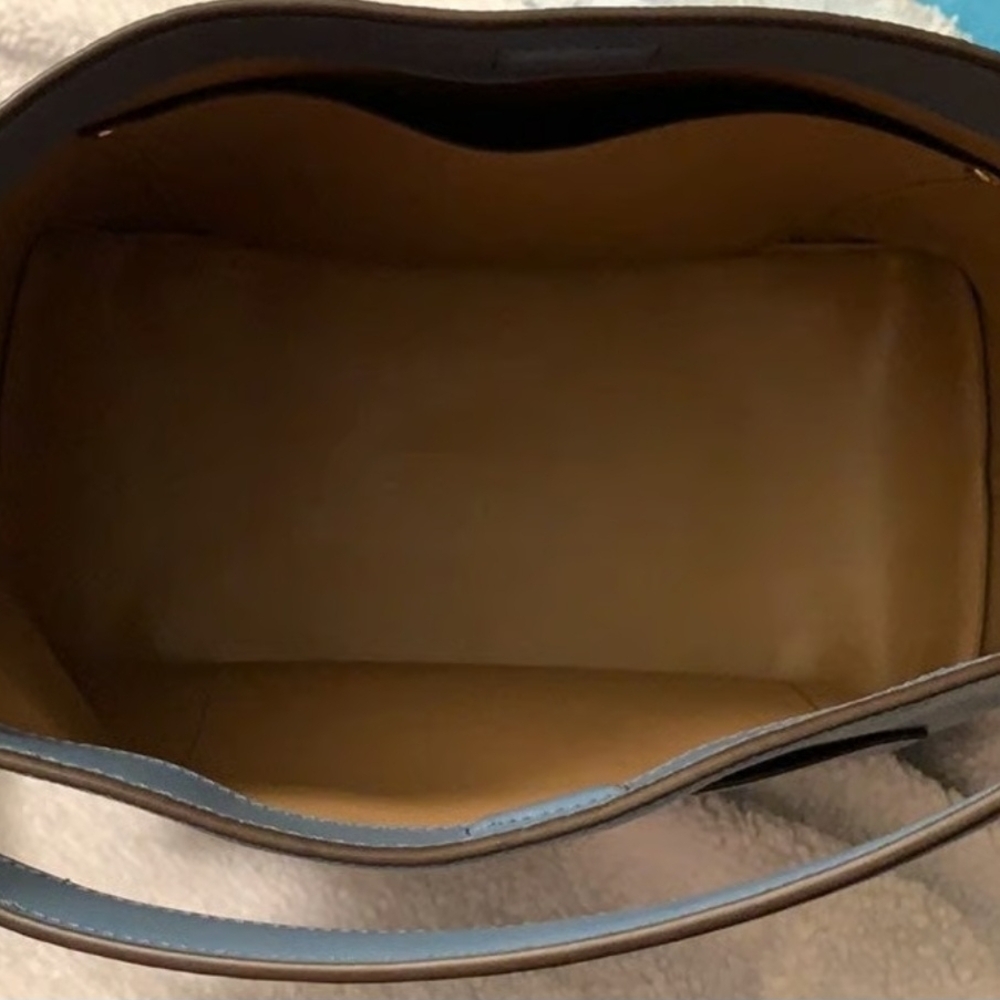Michael Kors Hayes Blue Bucket Bag - Picture 4 of 4